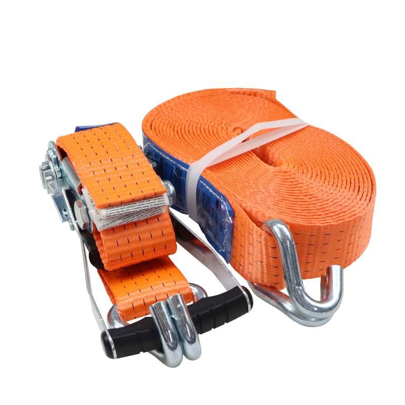 Pas Transportowy 5t 8m Szer 50mm Komplet Z Klamrą Z Gumową Okładziną 230mm - zdjęcie 4