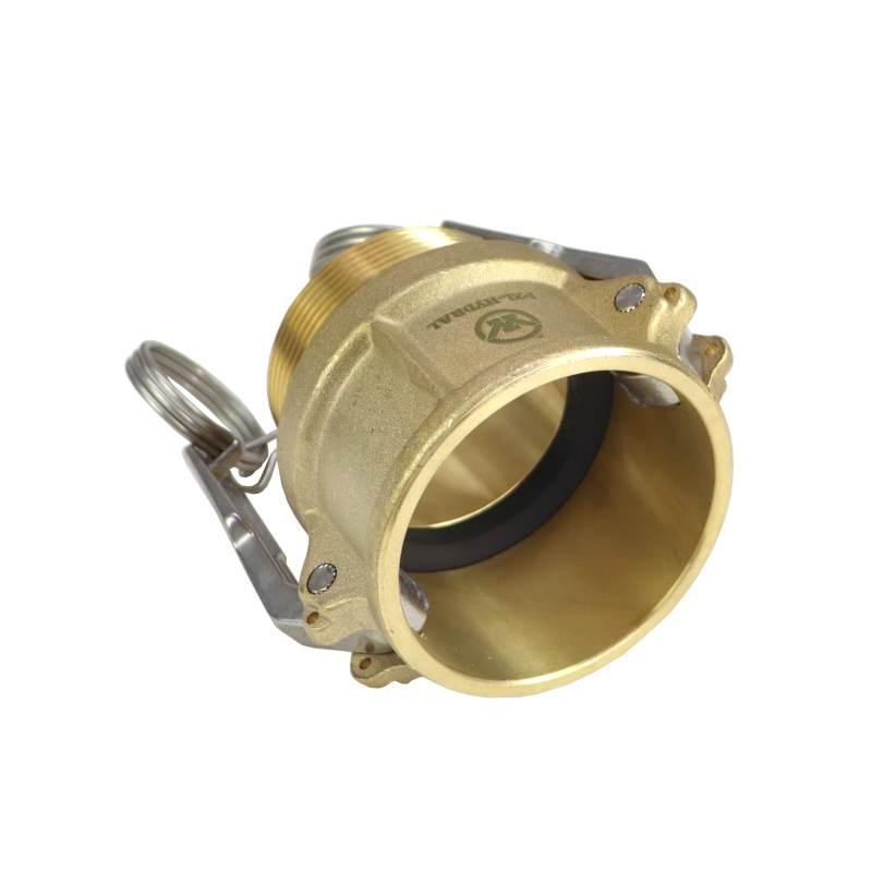 Szybkozłącze Camlock Coupling Gniazdo Typ B Mosiądz 2" X 50mm Pzl Hydral - zdjęcie 2