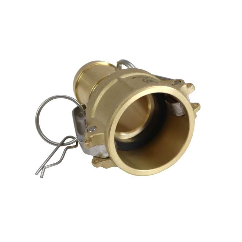 Szybkozłącze Camlock Coupling Gniazdo Typ C Mosiądz 1 1/2" X 38mm Pzl - zdjęcie 2
