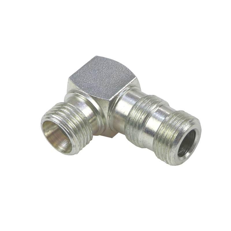 Złącze Złączka Hydrauliczna Kolanko 90 Bb 3/8" M16x1,5 10l - zdjęcie 2