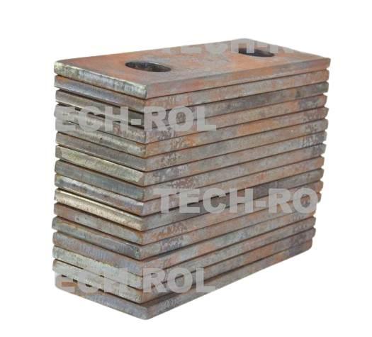 Bijaki głowicy 6x50x150 dwa otwory fi-20 mm w zestawie 16 sztuk twardość