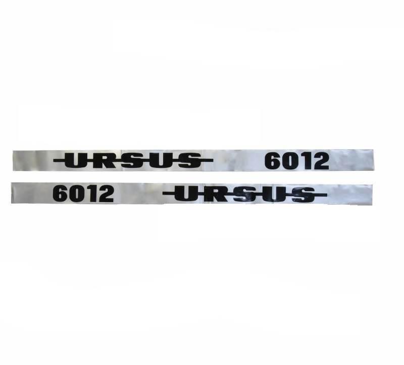 Emblemat komplet 2 szt– naklejki „URSUS 6012” – do oznakowania