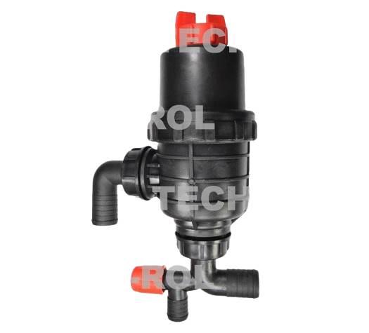 Filtr ssawny fi-32 mm typ ARAG mały z zaworem odcinającym sito-ze stali