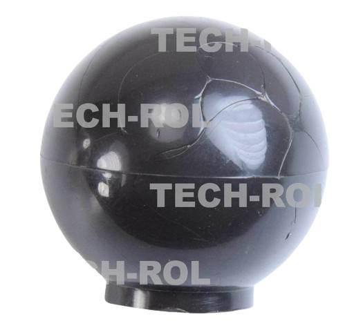Gałka na dźwignię czarna okrągła fi-32 mm gwint metryczny M6 54690201