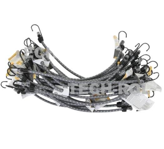 Guma elastyczna z hakami metalowymi długość 40 cm opakowanie 25 sztuk