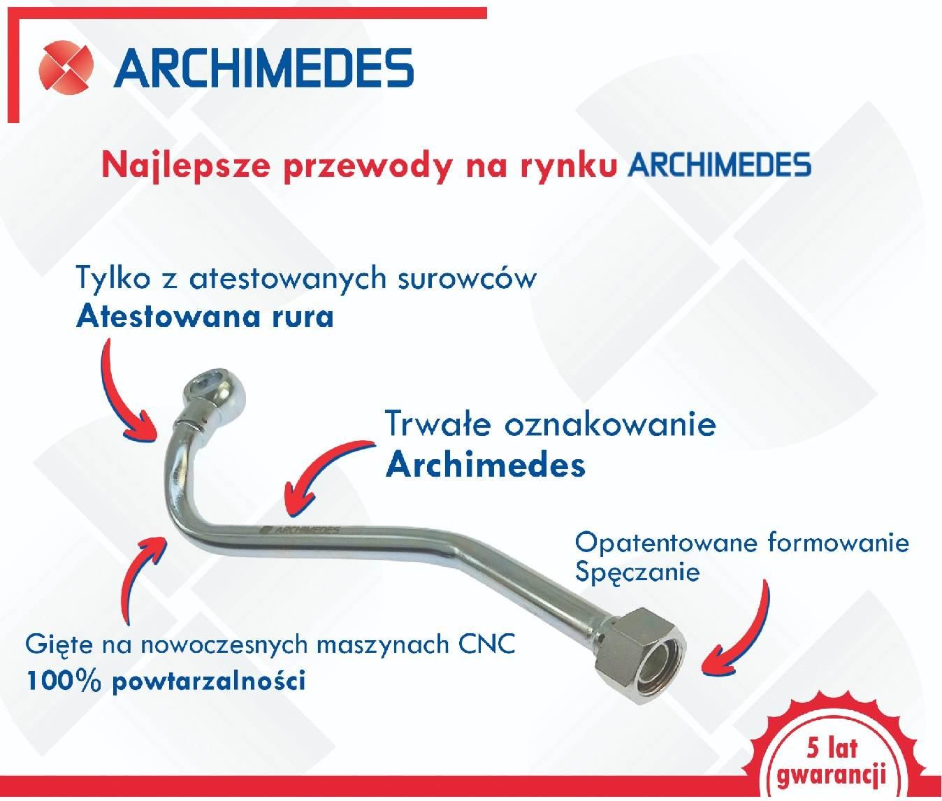 Przewód Ii Wywrotu Kipra Ursus C-360 Ocynk Archimedes 46640030H - zdjęcie 2