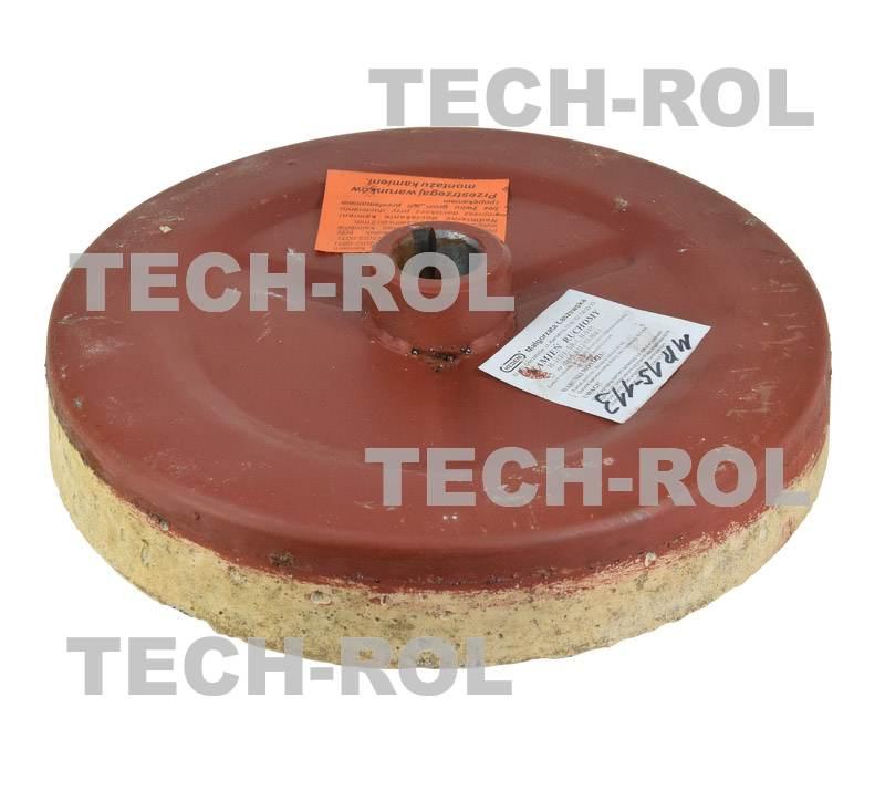 Kamień ruchomy mały,otwór-30mm,śr.28cm czerwony pierścień Śrutownik