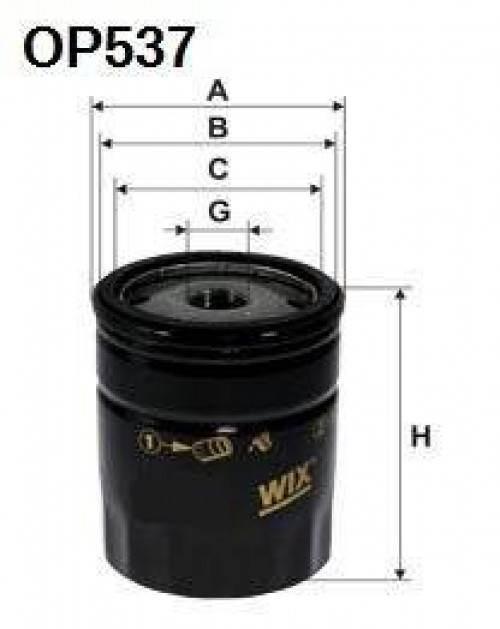Filtr oleju pp-2.1.1 pp211 pp-211 op 537 filtron