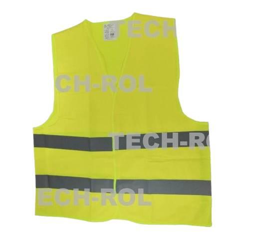 Kamizelka odblaskowa żółta L XL Produkt Standard