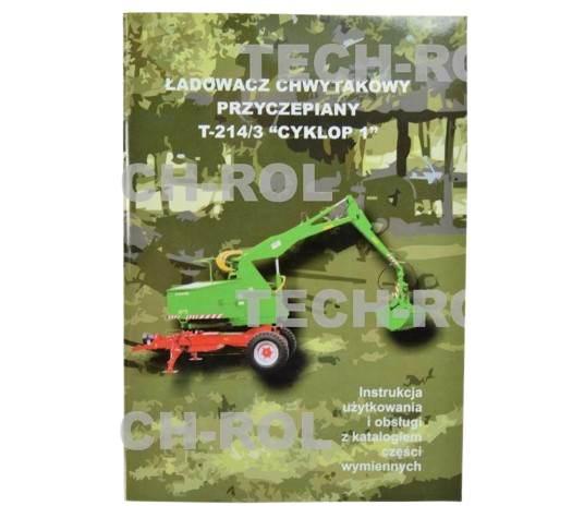 Katalog części i instrukcja obsługi ładowacz CYKLOP-1 T-214/3 Produkt