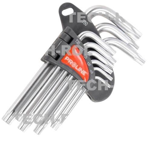 Klucze Torx CV T10-T50 komplet 9-szt48339 Proline