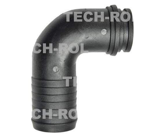 Kolano fi-40mm kąt-90 stopni mocowane nakrętką 1 i 1/2 cala 220813