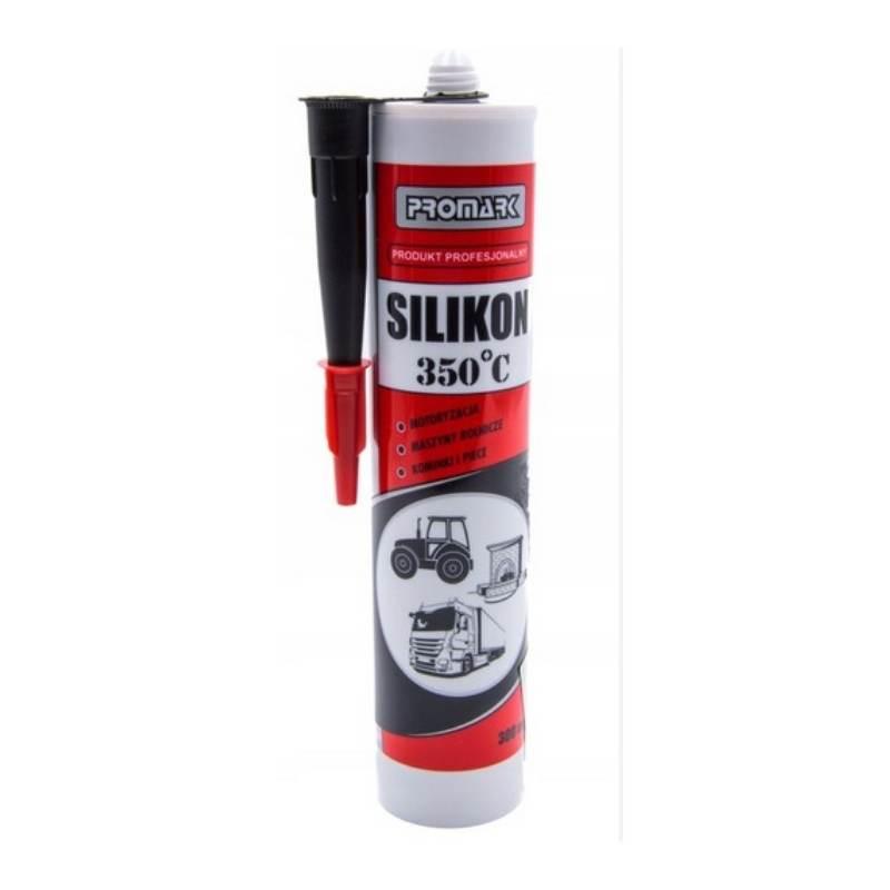 Silikon Wysokotemperaturowy Kartusz 300ml Od 60do 350c Czarny