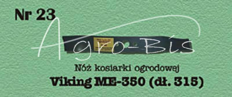 Nóż Kosiarki Ogrodniczej Nr 23 | NK23