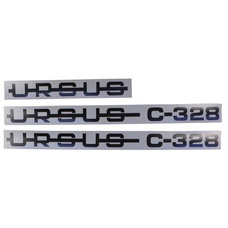 Komplet Znaków Emblematów Ursus C-328 | ZU 328