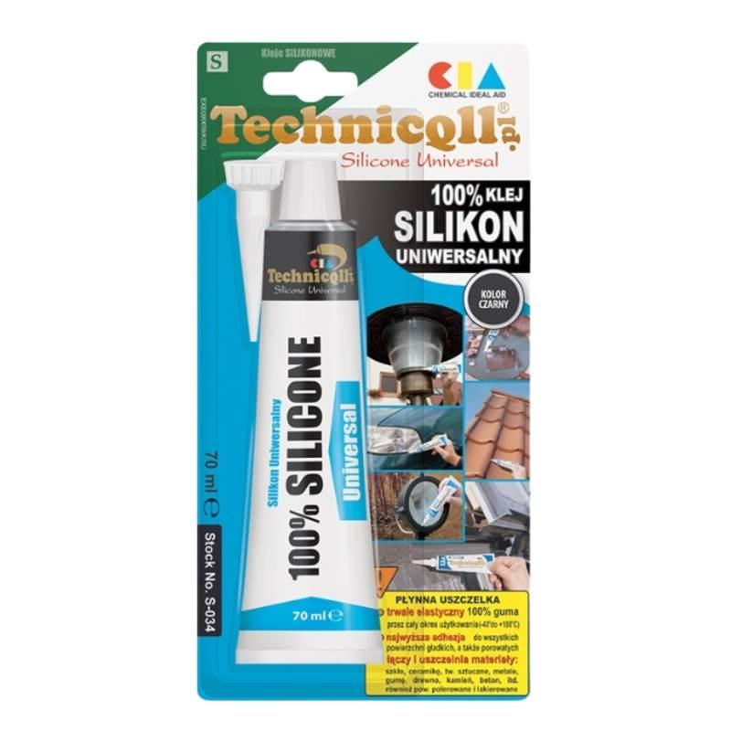 Silikon Uniwersalny 70ml Czarny S-034 Technicqll