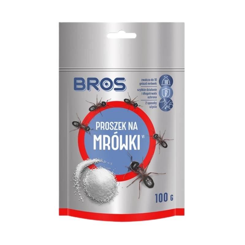 Środek Proszek Biały Na Mrówki Ogrodowe 100g Mrówkofon Bros