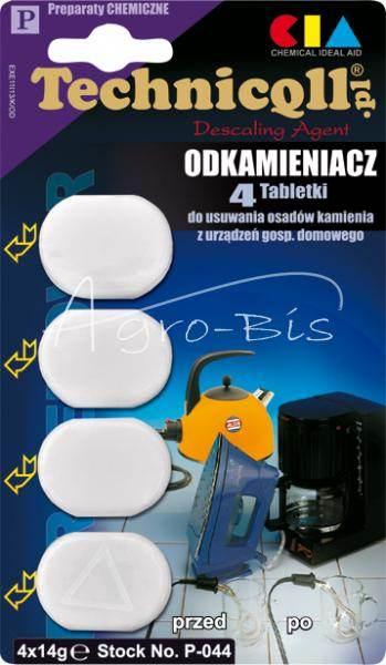 Odkamieniacz Do Usuwania Kamienia Uniwersalny 4x14g P-044 Technicqll