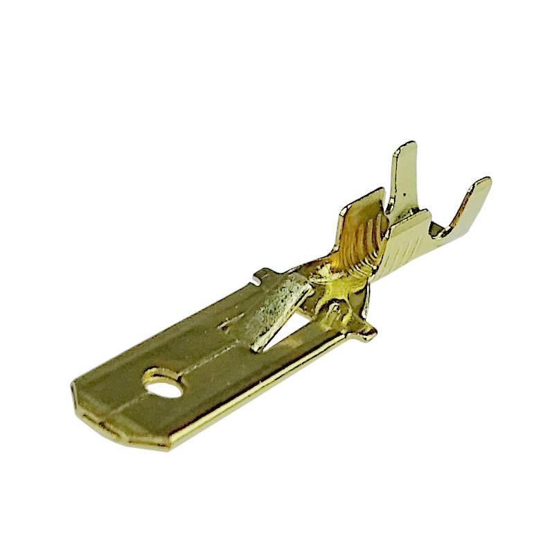 Nasadka Wsuwka Długa 6,3x0,8 1,0-2,5 Gb0,38 L28,0 Elmot 100szt