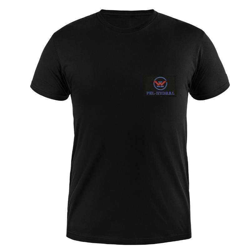 Koszulka Z Krótkim Rękawem Gramatura 180 100% Bawełna Czarna Xxxl Hydral