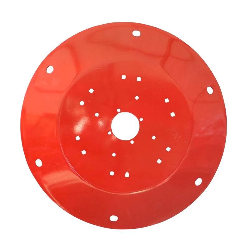 Talerz Roboczy Kosiarka Rotacyjna 1,65 M Gr 5mm Kwadratowe Otwory Malowane