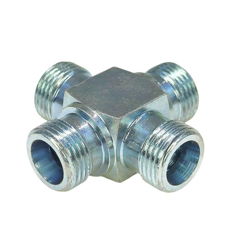 Złącze Złączka Hydrauliczna Czwórnikowa M18x1,5 10s - zdjęcie 2