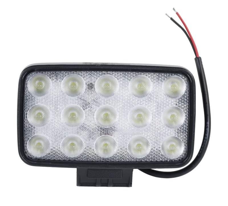 Lampa robocza diodowa prostokątna 15 led x 3W 45W 12V 24V 3240lm 6000K