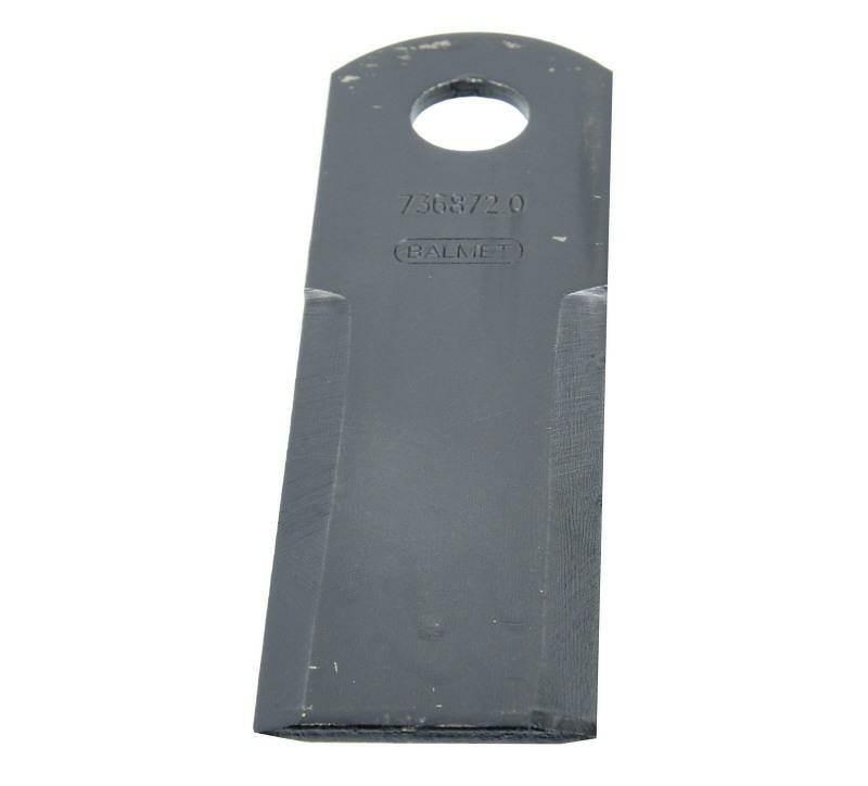 Nóż rozdrabniacza sieczkarni ruchomy gładki 175x50x4mm otwór 20mm
