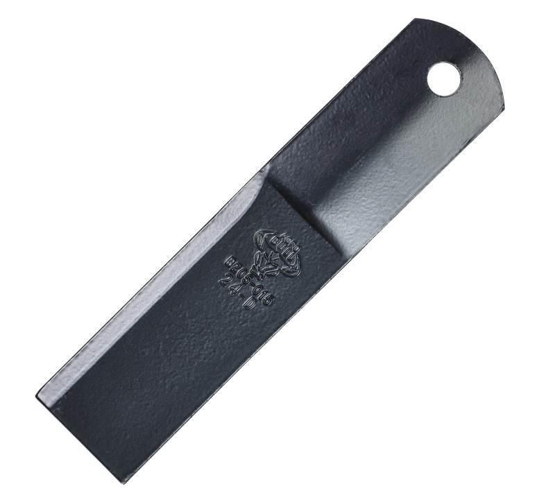 Nożyk stały rozdrabniacza sieczkarni R6 175x40x3mm otwór Q-10mm 1-sztuka