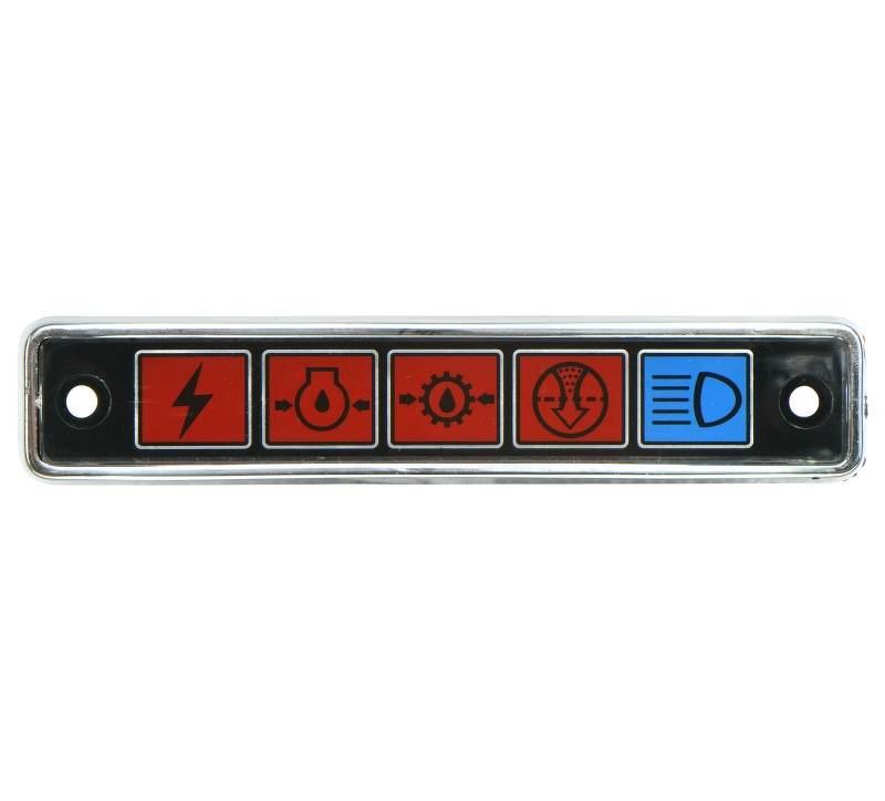 Obudowa lampek kontrolnych kompletna z oprawkami WC-086 i żarówkami panel