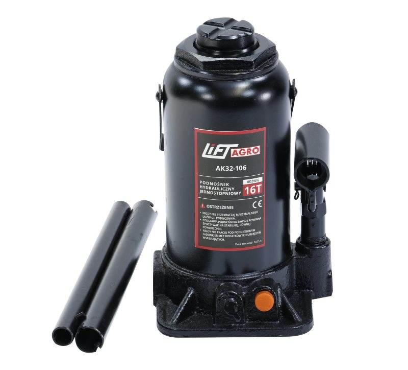 Podnośnik hydrauliczny jednostopniowy udźwig 16 Ton Lift AGRO