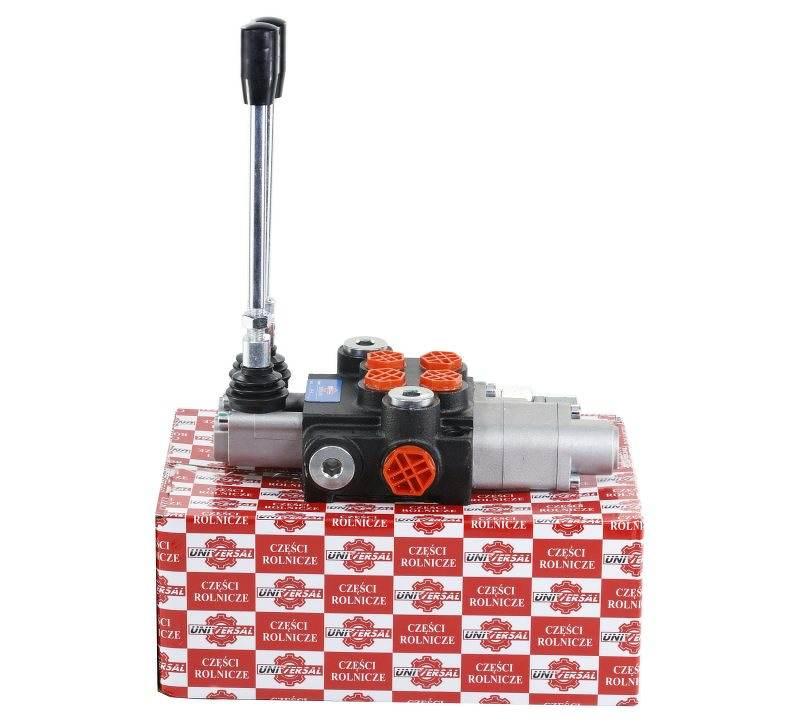 Rozdzielacz hydrauliczny 2-sekcyjny 40L 1 sekcja pływająca
