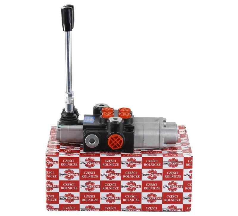 Rozdzielacz hydrauliczny 2-sekcyjny 40L 2 sekcje pływające