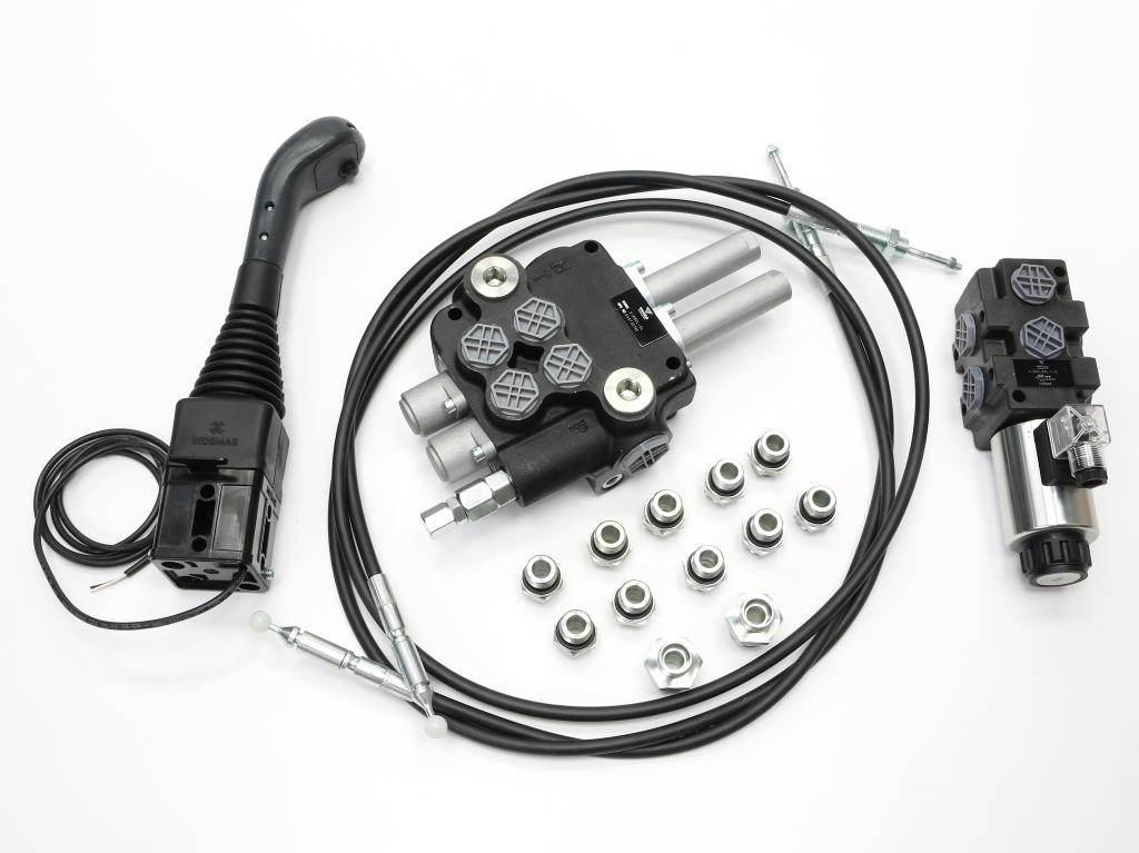 Zestaw do Ładowacz TUR Rozdzielacz 80L 2-sekcyjny Elektrozawór Joystic