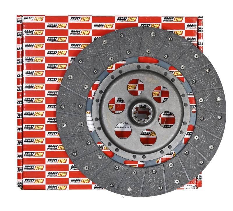Tarcza sprzęgła 1-stopnia fi-302 mm 10 frezów okładzina pleciona pasuje