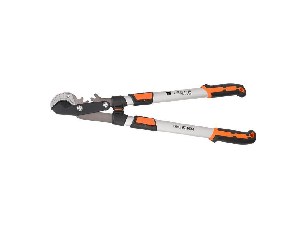 Sekator kowadełkowy PROFESSIONAL dwuręczny teleskopowy aluminiowy Teger