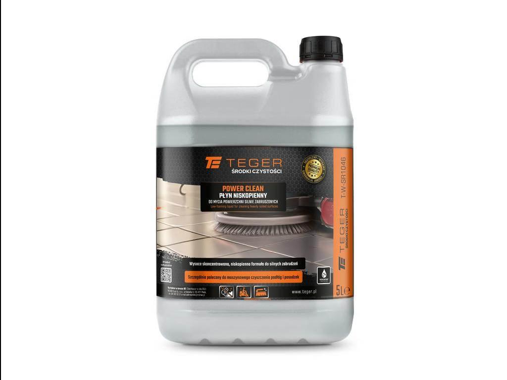 Płyn niskopienny do mycia powierzchni silnie zabrudzonych POWER CLEANING 5