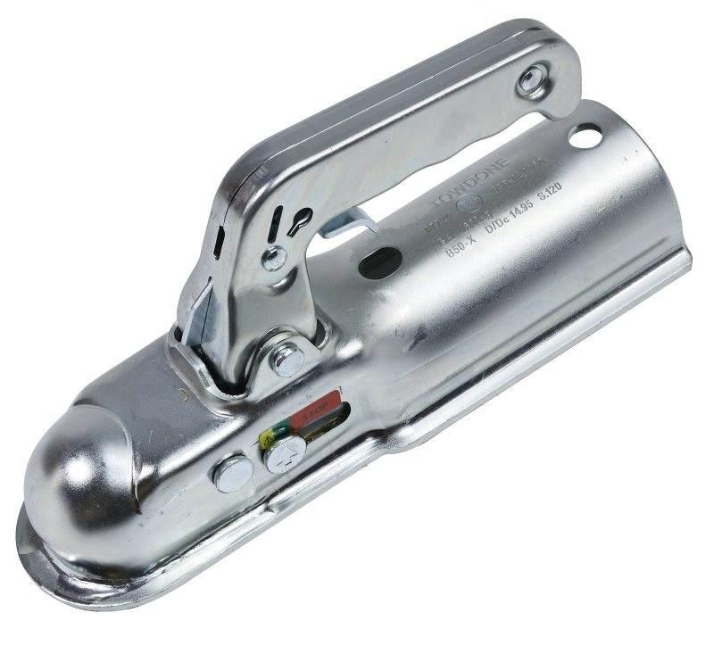 Zaczep kulowy do przyczepki samochodowej 1600 kg z dyszlem rurowym 60 mm