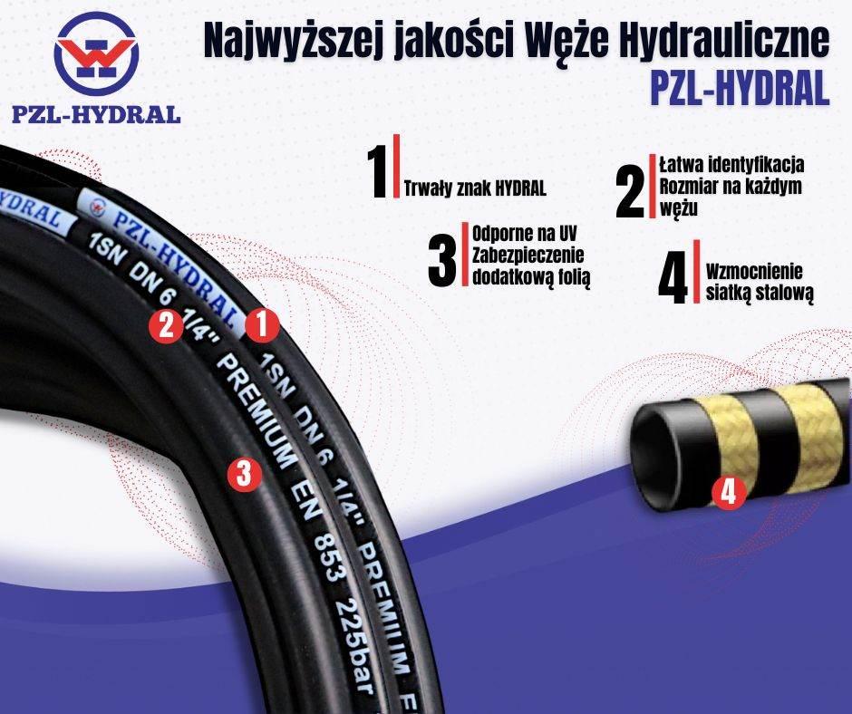 Wąż Hydrauliczny Do Zakuwania Dn20 4-Oplotowy
