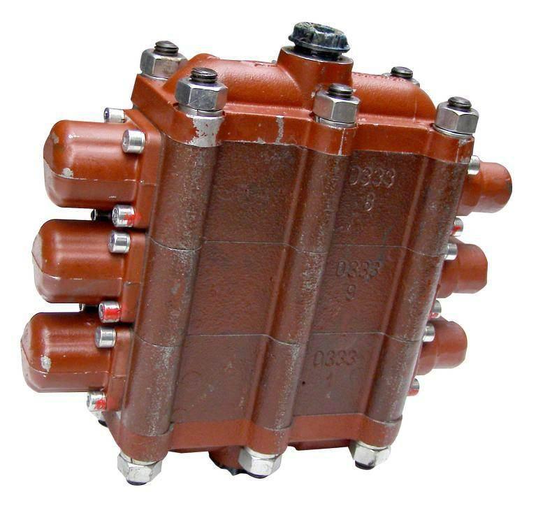 Rozdzielacz hydrauliczny 1-sekcyjny 80L sterowany elektrycznie 12V