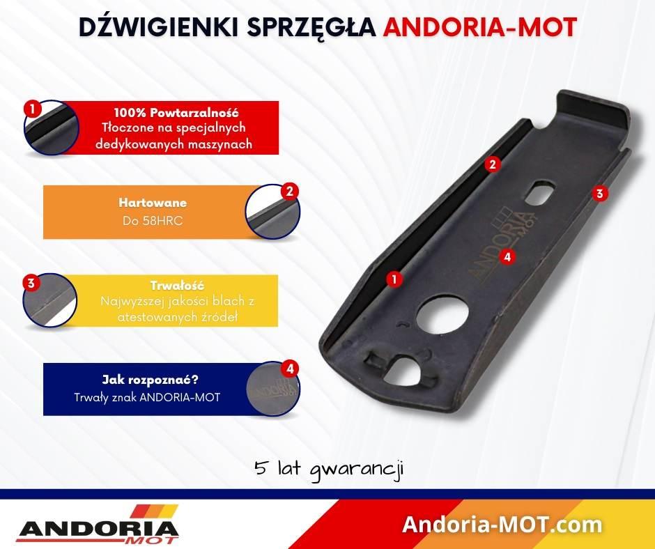 Dźwigienka Sprzęgła Hartowana Ursus C-328 C-330 Andoria 3szt - zdjęcie 2