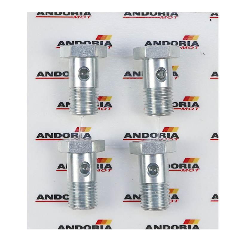 Śruba Przelewowa Łącznika M14mm 3 Otwory Andoria 4szt
