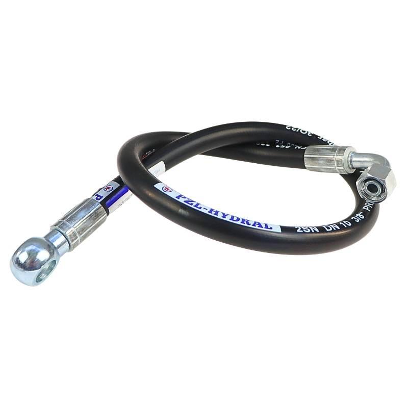 Przewód Hydrauliczny Dn10 330bar Kolano Dkol 90 Dn10 M18x1.5 12l Oczko - zdjęcie 2