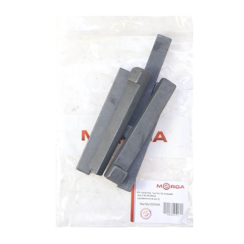 Klin Noskowy 16x10x100 Din6887 Stal C45 Morga 5szt - zdjęcie 4