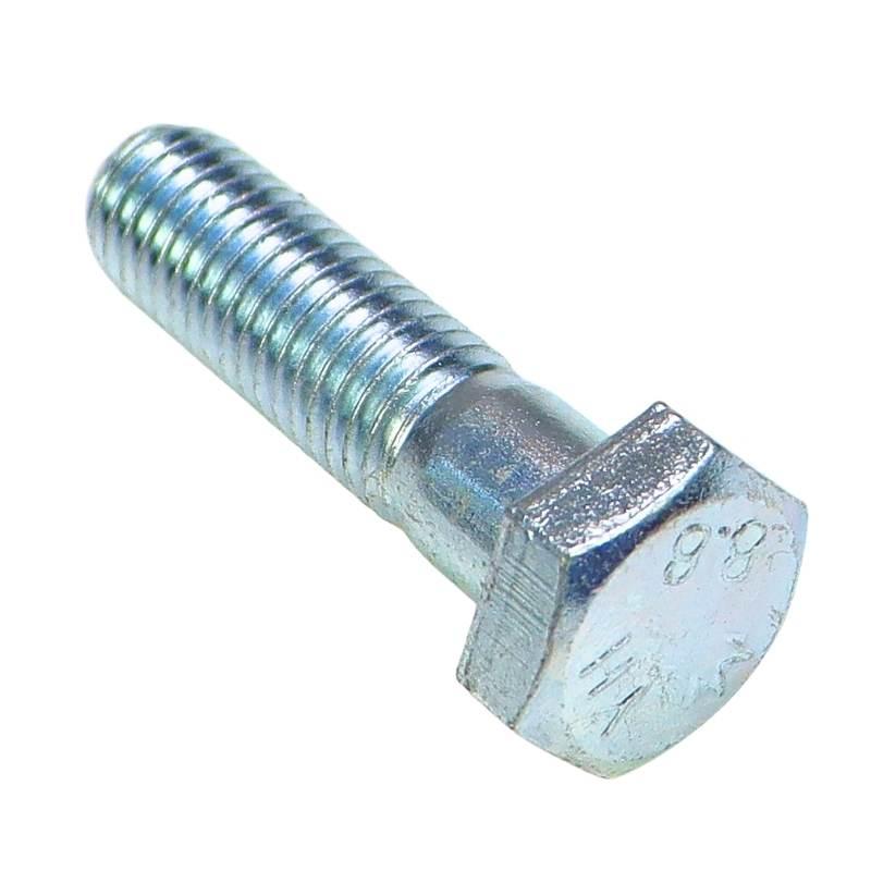 Śruba Z Łbem 6-Kątnym Niepełny Gwint M12x45 Kl.8.8 Din931 Ocynk Biały - zdjęcie 3