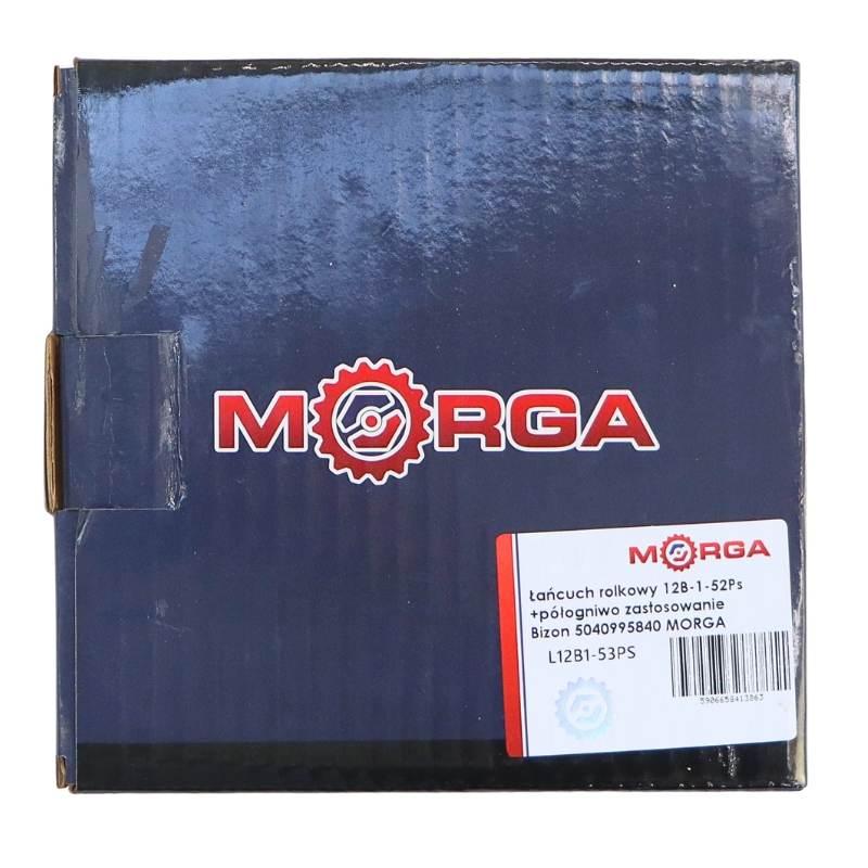 Łańcuch Rolkowy 12b-1-52ps Półogniwo Bizon 5040995840 Morga - zdjęcie 5