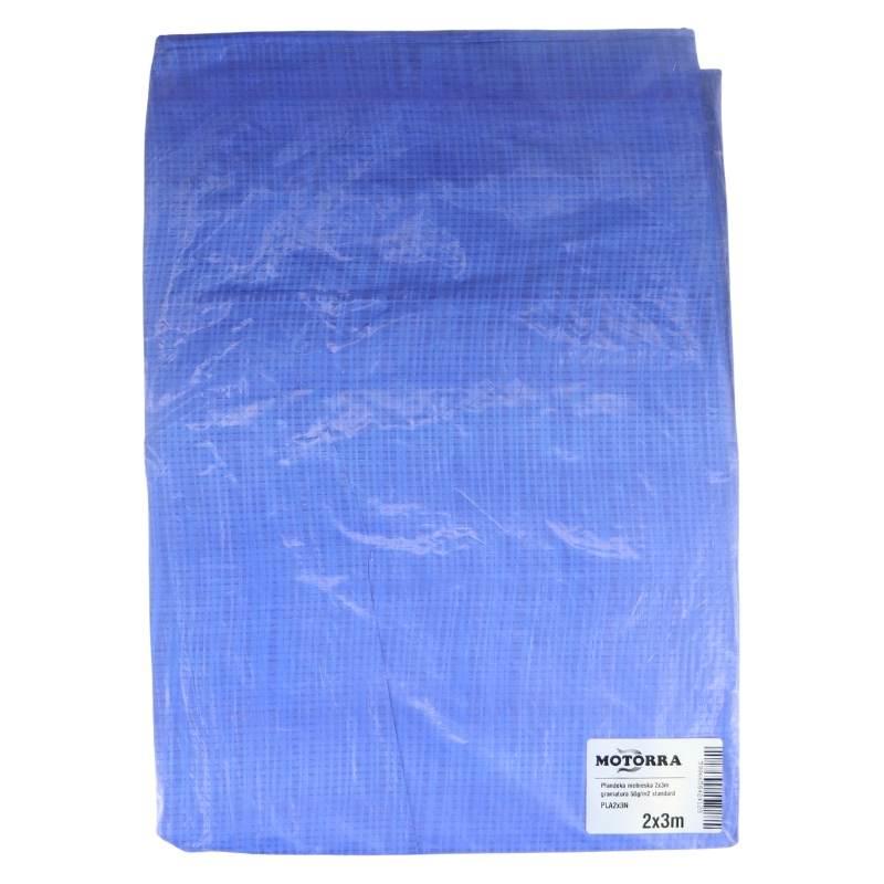 Plandeka Niebieska 2x3m Gramatura 50g/M2 Standard Motorra - zdjęcie 2