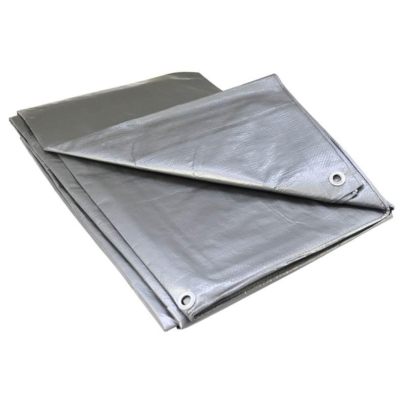 Plandeka 3x5m Srebrna Gramatura 130g/M2 Gruba Motorra