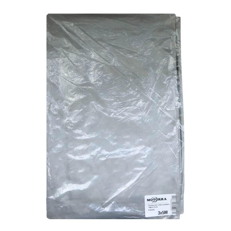 Plandeka 3x5m Srebrna Gramatura 130g/M2 Gruba Motorra - zdjęcie 2
