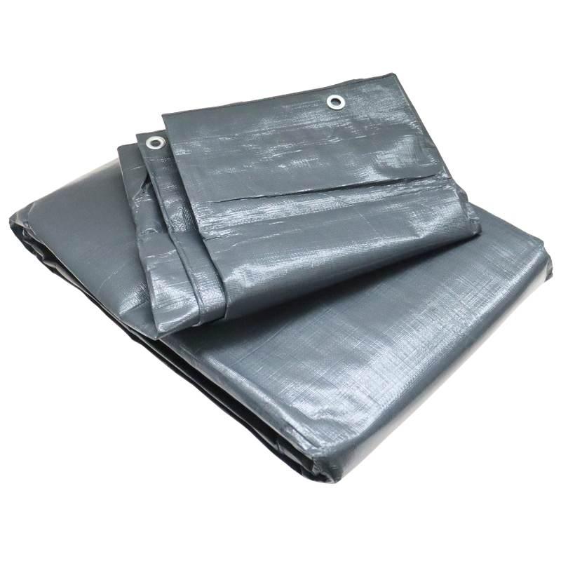 Plandeka 5x8m Szara Gramatura 200g/M2 Mega Gruba Motorra